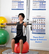 Thera Band Rehab Vellness stanica, sprave za vežbanje
