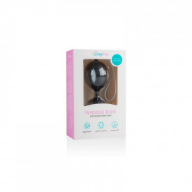 Bile Vaginale, Easytoys Wiggle Duo Kegel Ball Black and White