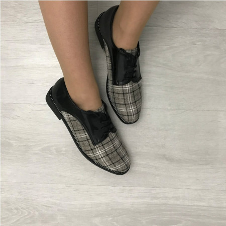 Pantofi dama gri S659