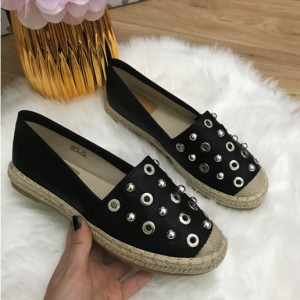 Espadrile dama negre
