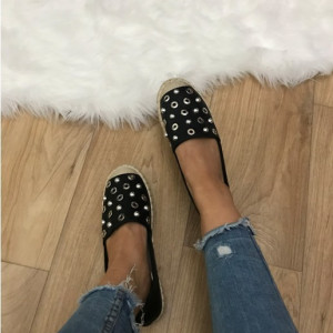 Espadrile dama negre