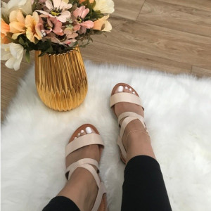 Sandale dama roz S773