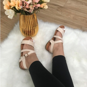 Sandale dama roz S773