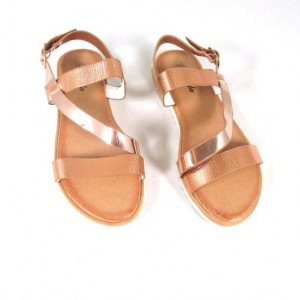 Sandale dama aurii metalizat S835