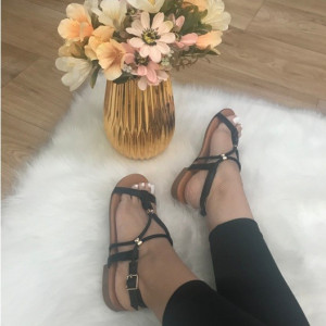 Sandale dama negre S777