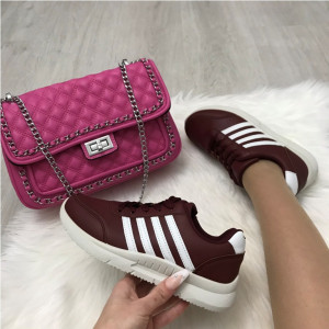 Pantofi dama sport rosii S1105