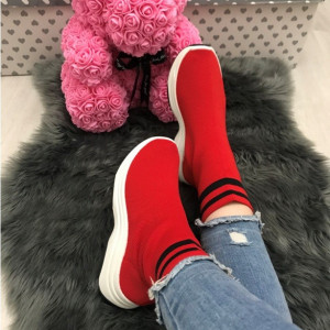 Pantofi sport dama rosii S1270