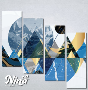 Slike na platnu Geometrijski oblici Nina410_4