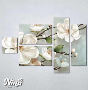 Slike na platnu Carobni beli cvet Nina378_5