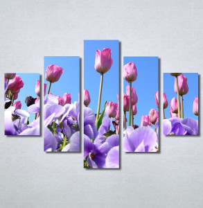 Slike na platnu Purple Flowers Nina30293_5