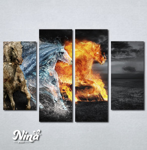 Slike na platnu Tri konja Nina427_4