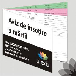 Aviz de Insotire a marfii personalizat