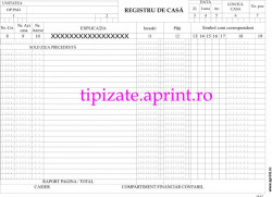 Registru de casa A4 autocopiativ