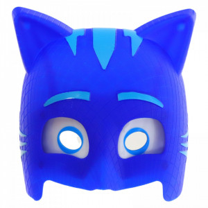 Masca Pjmasks, cu lumina, Halloween, 16 cm, Albastru