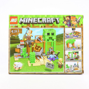 Set de constructie Lego, Cufarul cu comori tip Minecraft, 114 Piese