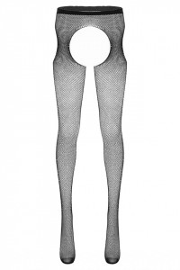 Ciorapi sexy din plasa, Pantyhose, strasuri, NO2023, One Size INTL, Negru