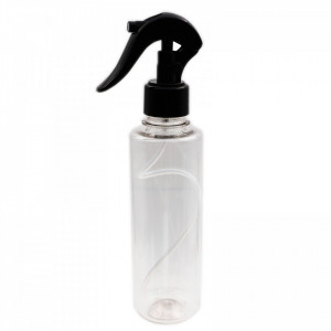 Sticla spray cu pulverizator, pentru saloanele de coafor, din plastic, 250 ml, transparent