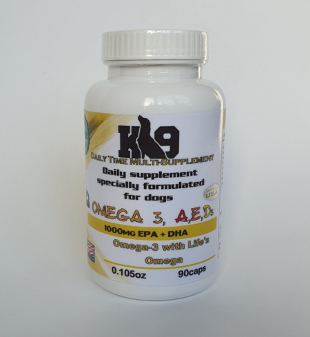 К9 Omega 3-6-9 + Vitamins 90 капсули Супер Промоция!