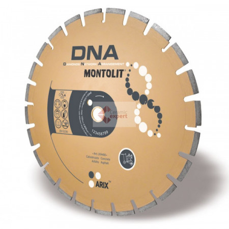 Disc diamantat Montolit DNA LXA350 - taiere uscata - pt. asfalt/beton