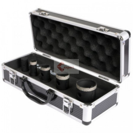 Kit carote si disc diamantate Montolit FSB 27/35 mm, FAJ 6/8 mm, TCS 85 mm - pt. placi ceramice, gresie portelanata, etc.