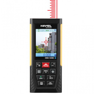 Telemetru cu laser rosu, USB/Bluetooth/Camera 120m, HDM-120BC - Nivel System