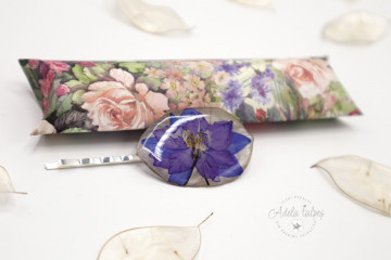 clamă Lunaria "Delphinium mov"