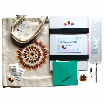 Set profesional cu presă de flori