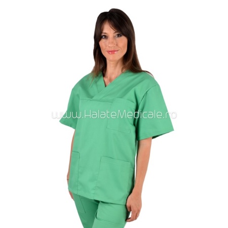 Bluza medicala unisex vernil