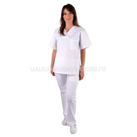 Costum unisex alb
