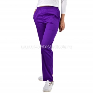 Purple unisex pants
