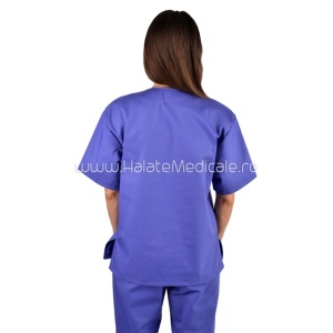 Bluza medicala unisex mov