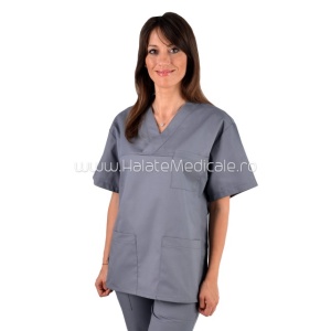 Bluza medicala unisex gri