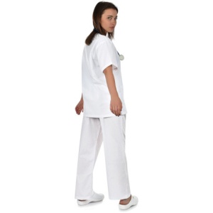 Costum unisex alb B-Well