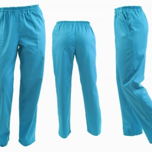 Pantaloni unisex turquoise