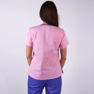 Bluza medicala ColorMIX roz / lila