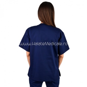 Bluza medicala unisex bleumarin