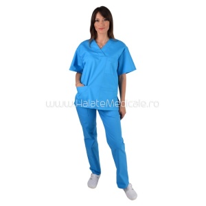 Costum unisex turcoaz