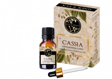 Ulei Esential Cassia, S&S India, 100% Natural, 10 ml
