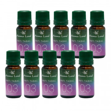 Pachet 10 uleiuri aromaterapie Anti Tabac, Aroma Land, 10 ml