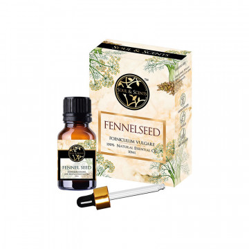 Ulei Esential Fenicul, S&S India, 100% Natural, 10 ml