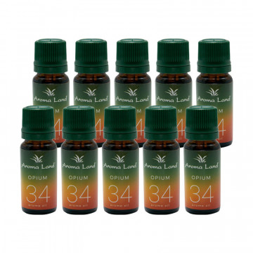 Pachet 10 uleiuri aromaterapie parfumate Opium, Aroma Land, 10 ml
