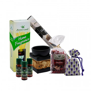 Pachet Aromatherapy Starter, Aroma Land, pentru relaxare si meditatie