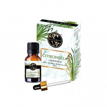 Ulei Esential Citronella, 100% Natural, S&S India, 10 ml