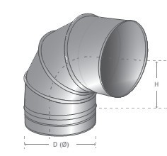 Curva 90º INOX (110)