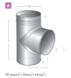 TÊ 90º INOX (110)