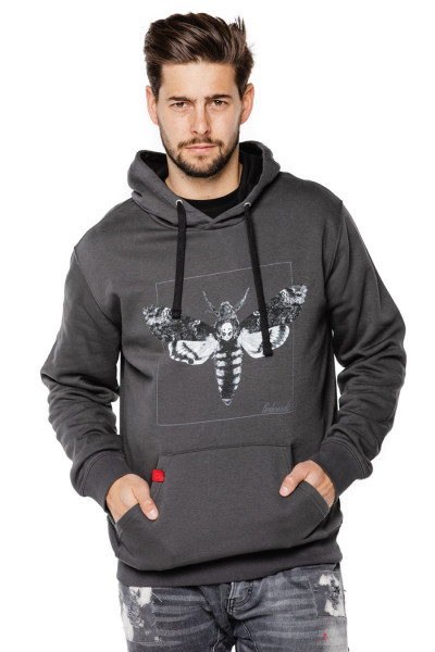 Hanorac cu buzunar marsupiu UNDERWORLD unisex Night Butterfly