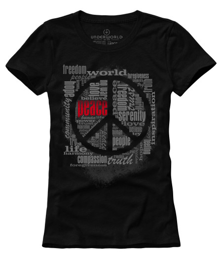 T-shirt femeie UNDERWORLD Peace