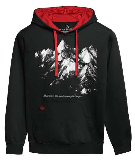 Hanorac cu buzunar marsupiu UNDERWORLD unisex Mountains