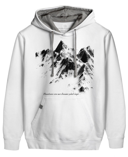 Hanorac cu buzunar marsupiu UNDERWORLD unisex Mountains