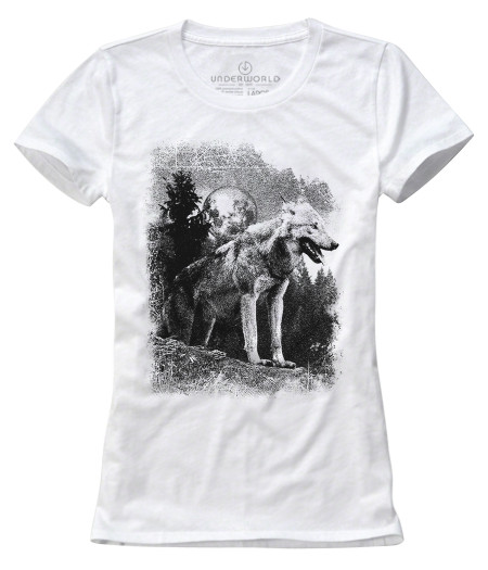 T-shirt femeie UNDERWORLD Wolf in mountains